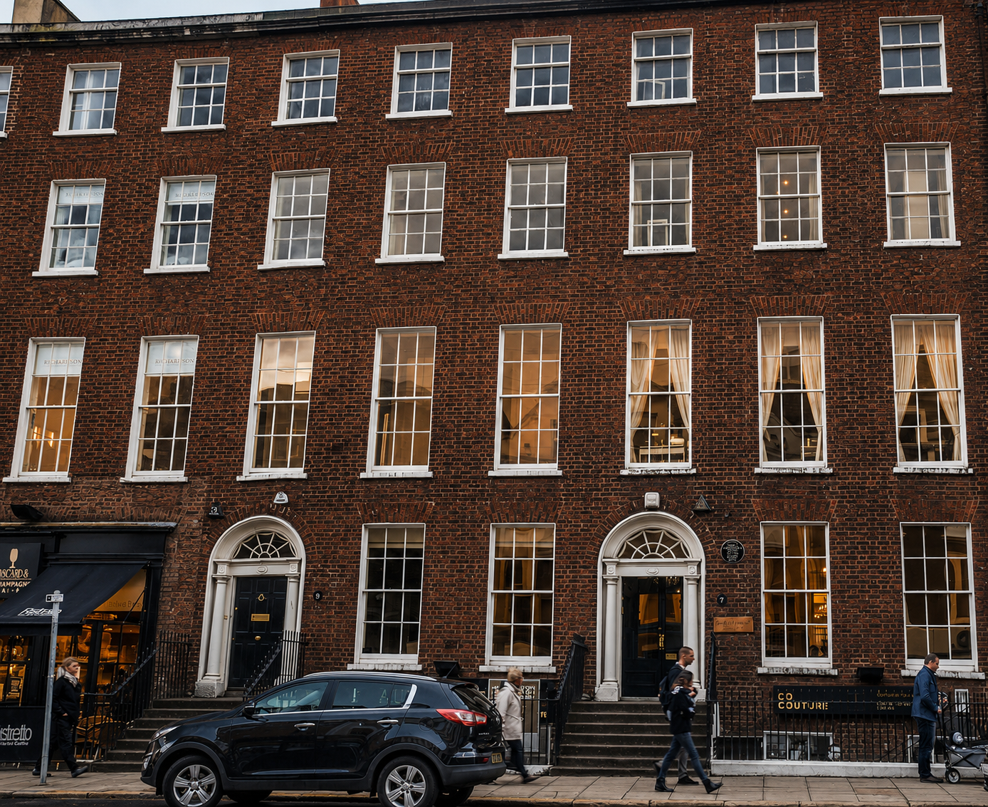 Geoff McConville Opticians practice exterior in Belfast city centre