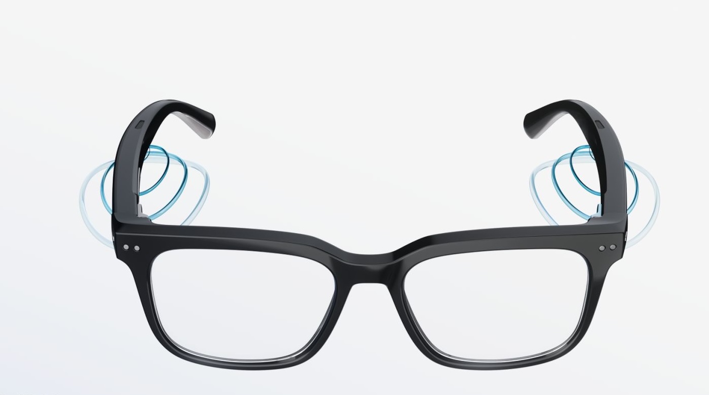 Nuance Audio Glasses Classic Black front view