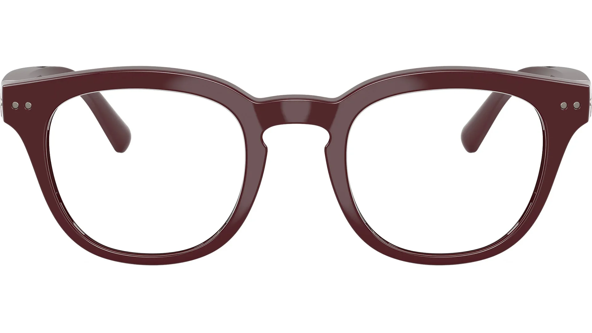 Nuance Audio Glasses Burgundy front view